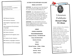 Literature Pathfinder