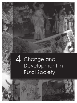 Change and Development in Rural Society