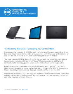 Latitude 11 5000 Series 2-in-1 - VDS