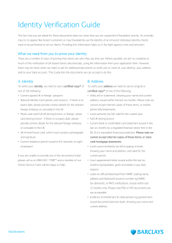Identity Verification Guide