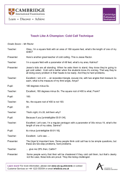 Transcript - cambridge