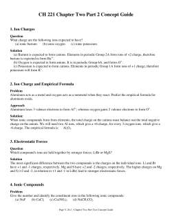 Chapter 2 Part 2 Concept Guide