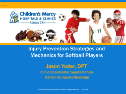 Injury Prevention Strategies and Mechanics for Softball Players