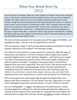 Sermon Notes - Horizon Church