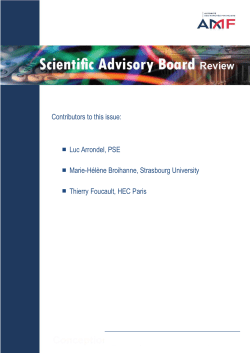 Luc Arrondel, PSE Marie-H&eacute;l&egrave;ne Broihanne, Strasbourg University