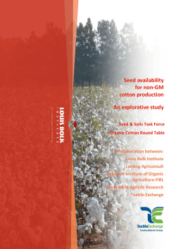 Seed availability for non