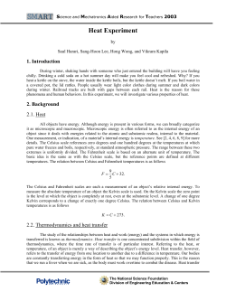Heat Experiment