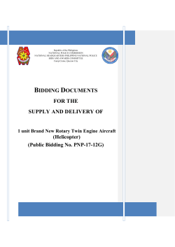 Bid Documents - Philippine National Police