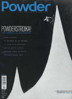 POWDERSTROIKA - Powder mag, 10.2004