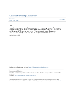 Enforcing the Enforcement Clause