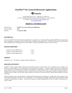 EnzMet&trade; for General Research Applications