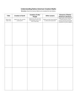 Understanding Native American Creation Myths