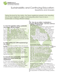 sustainable or energy-efficient design