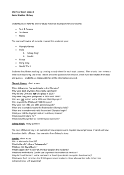 Mid-Year Exam Grade 9 Social Studies: History Students please