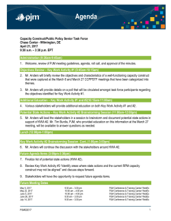 Agenda - PJM.com