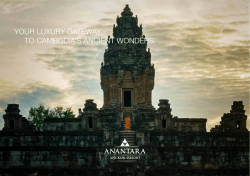 Brochure - Anantara Angkor Resort