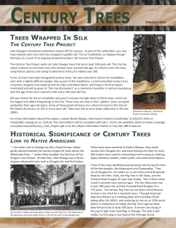 century trees - City of Lake Oswego Oregon Home