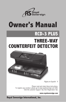 RCD-3PLUS - Royal Sovereign