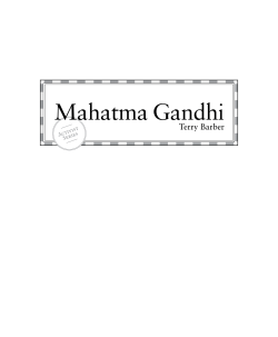 Mahatma Gandhi - Grass Roots Press