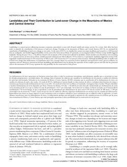 Landslides and Their Contribution to Land