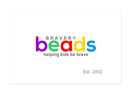 Bravery Beads Program 2015