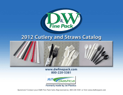 STRAWS - DW Fine Pack - Food Packaging Containers