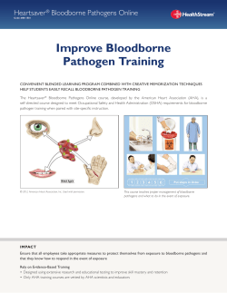 Improve Bloodborne Pathogen Training