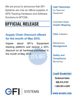 OFFICIAL RELEASE