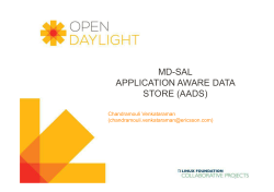 MD-SAL AADS - OpenDayLight Wiki