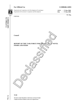 For Official Use C(2000)86/ADD1