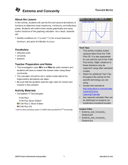 Teacher Notes PDF - TI Education