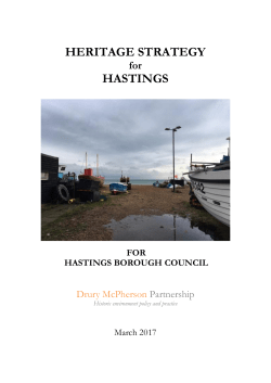 heritage strategy hastings