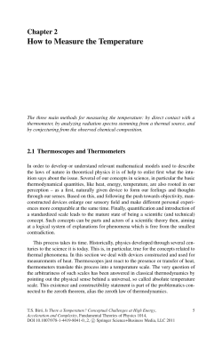 How to Measure the Temperature
