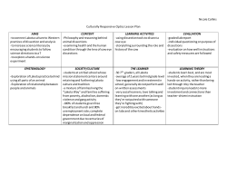Culturally Responsive Optics
