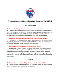 Frequently Asked Questions and Answers 2016/2017