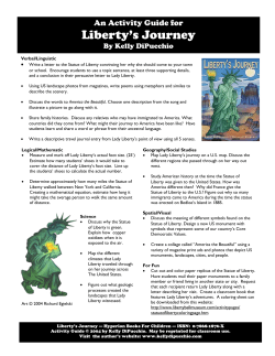 Libertys journey activity guide