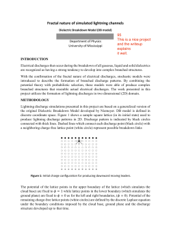 Fractal nature of simulated lightning channels