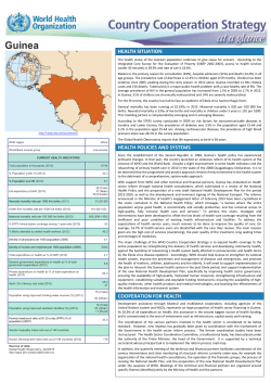 Country cooperation strategy brief pdf