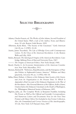 selected bibliography