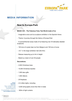 New to Europa-Park