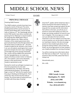 March 2015 - Huntingdon Area School District