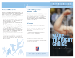 HS Steroids Student Brochure.qxd