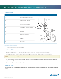 Classic Series Digital Clock Remote Antenna