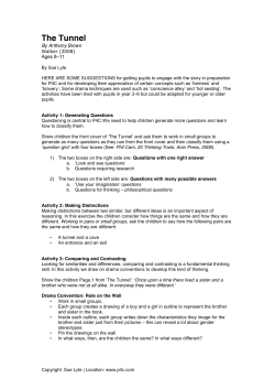 The Tunnel - Dialogue Exchange