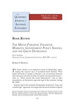 Review of The Midas Paradox Financial Markets