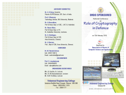 Role of Cryptography in Defence