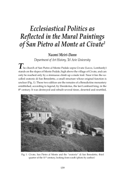 Ecclesiastical Politics as Reflected in the Mural Paintings of San