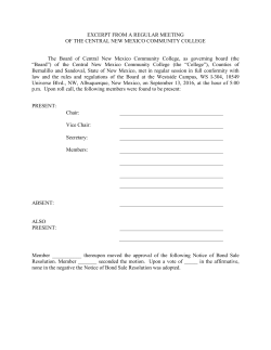 CNM 2016 Notice of Sale (NOS)