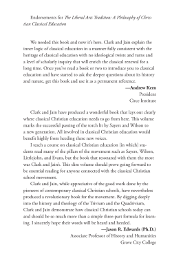 The Liberal Arts Tradition: A Philosophy of Christian Classical