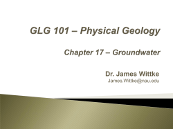 Groundwater
